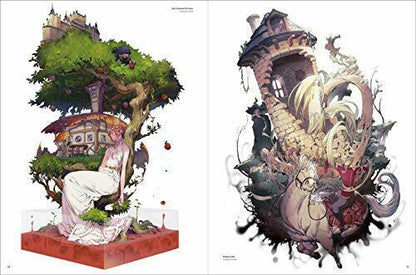 Genkosha Ryota-h Works Collection & Drawing Technique Art Book- Japan Figure Store - #1 Bring To You The Best Japanese Goods