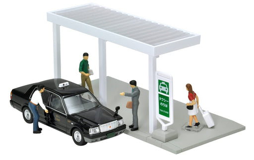 Tomytec Geocolle 64 Car Snap 04B Taxi + Toyota Crown Comfort Minicar Set Painted ABS/PVC- Japan Figure Store - #1 Bring To You The Best Japanese Goods