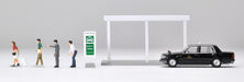 Tomytec Geocolle 64 Car Snap 04B Taxi + Toyota Crown Comfort Minicar Set Painted ABS/PVC- Japan Figure Store - #1 Bring To You The Best Japanese Goods