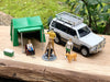 Tomytec Geocolle64 1/64 Mini Car Set - Mitsubishi Pajero Mid Roof Wide VR with Accessories- Japan Figure Store - #1 Bring To You The Best Japanese Goods