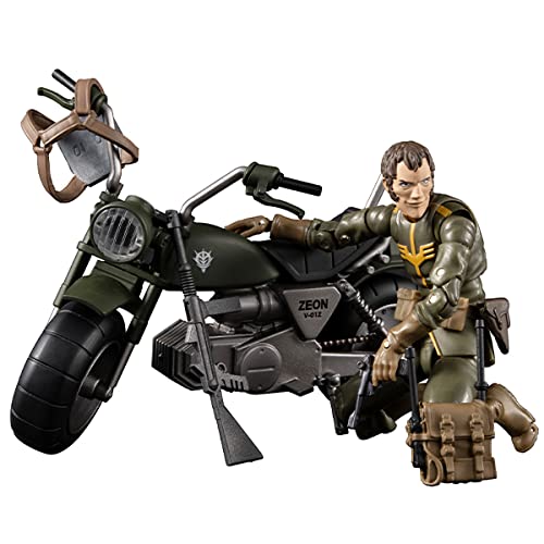 MEGAHOUSE G.M.G. Zeon Army 08 V-Sp Normal Soldier & Zeon Army Soldier Motorcycle Posable Figure Mobile Suit Gundam- Japan Figure Store - #1 Bring To You The Best Japanese Goods