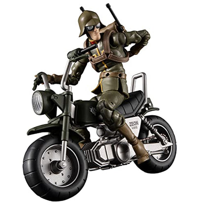 MEGAHOUSE G.M.G. Zeon Army 08 V-Sp Normal Soldier & Zeon Army Soldier Motorcycle Posable Figure Mobile Suit Gundam- Japan Figure Store - #1 Bring To You The Best Japanese Goods