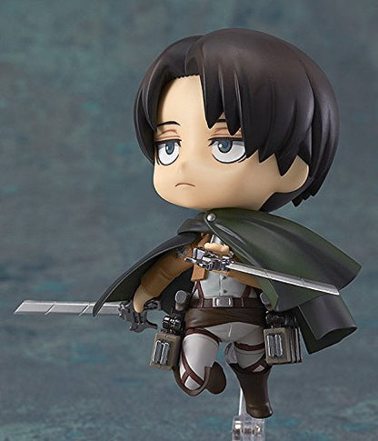 Good Smile Company Nendoroid Attack On Titan Levi Pre-Painted Movable Figure Cute Levi Figure- Japan Figure Store - #1 Bring To You The Best Japanese Goods