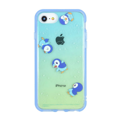 Gourmandies Pokemon Iiiifit Clear Case For Iphone Se (2Nd Generation)/8/7/6S/6 (4.7 Inch) Piplup Poke-745D- Japan Figure Store - #1 Bring To You The Best Japanese Goods