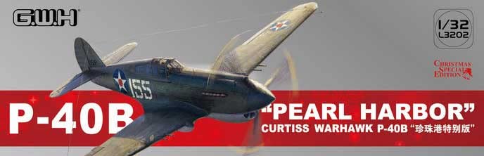 GREAT WALL HOBBY 1/32 P-40B Pearl Harbor Curtiss Warhawk Plastic Model- Japan Figure Store - #1 Bring To You The Best Japanese Goods