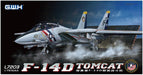 GREAT WALL HOBBY 1/72 Us Navy F-14D Vf-2 Tom Cat Bounty Hunters Plastic Model- Japan Figure Store - #1 Bring To You The Best Japanese Goods