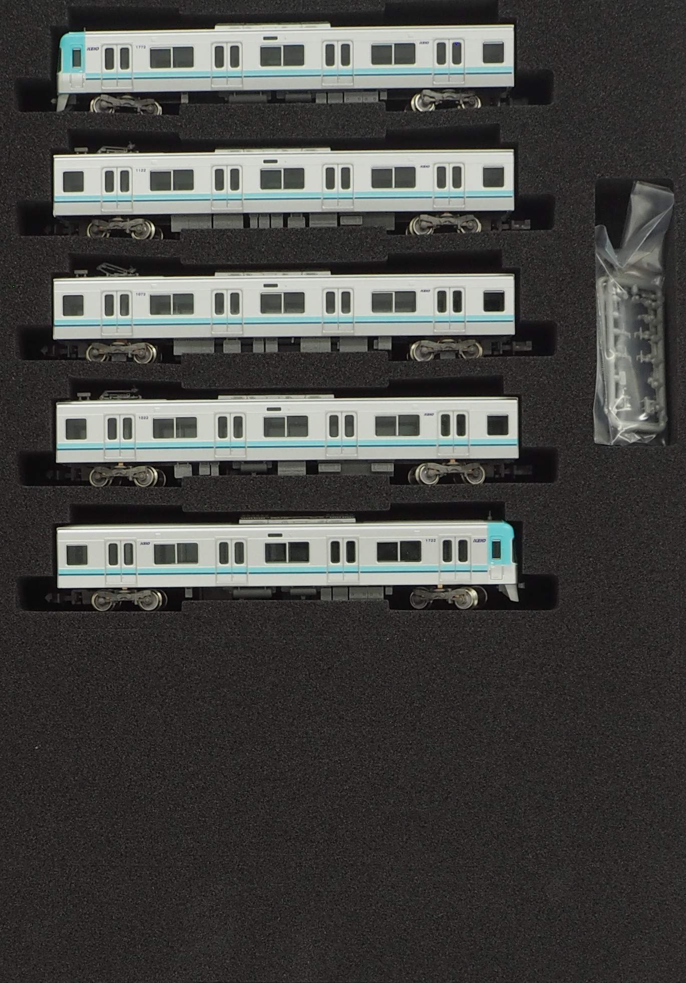 Green Max N Gauge Keio Series 1000 (5Th Car/Blue Green) 5-Car Set (With Power) 30892 Train Model Train- Japan Figure Store - #1 Bring To You The Best Japanese Goods
