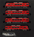 Greenmax N Gauge Meitetsu 5700 Series 5705 Formation 4-Car Formation Set Powered 31545 Model Train Train Red- Japan Figure Store - #1 Bring To You The Best Japanese Goods
