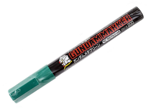 GSI CREOS Mr.Hobby Gm18 Gundam Marker Metallic Green Color Pen- Japan Figure Store - #1 Bring To You The Best Japanese Goods