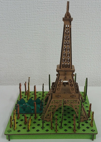 HACOMO Pusupusu Paper Craft Paris Tower- Japan Figure Store - #1 Bring To You The Best Japanese Goods