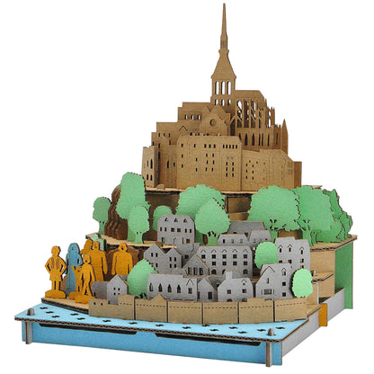 HACOMO Pusupusu Paper Craft Mont Saint Michel- Japan Figure Store - #1 Bring To You The Best Japanese Goods