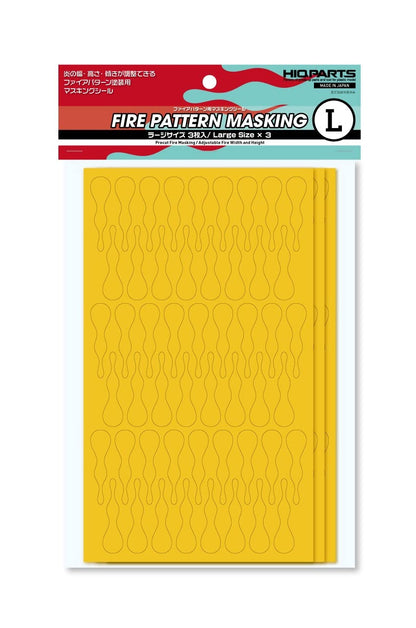 HIQPARTS Fire Pattern Masking Decal L- Japan Figure Store - #1 Bring To You The Best Japanese Goods