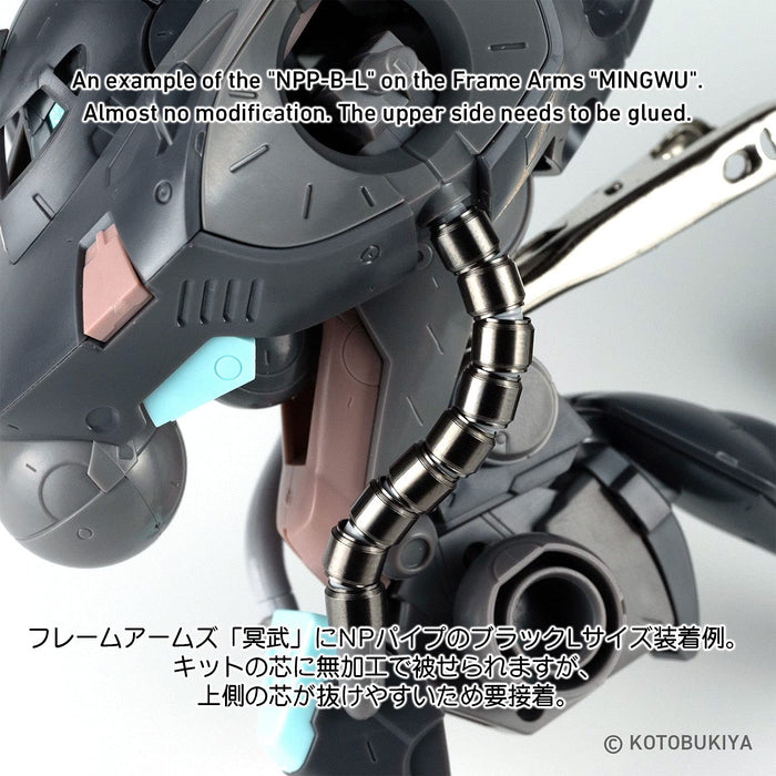 Haikyu Parts Np Pipe Black L (20 Pieces) Plastic Model Parts Npp-Bl- Japan Figure Store - #1 Bring To You The Best Japanese Goods