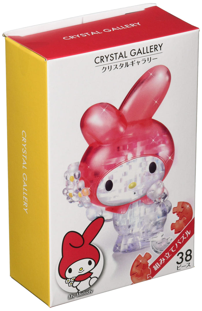 Hanayama Crystal Gallery 3D Puzzle My Melody Flower 38 Pieces Japanese 3D Puzzle Figure- Japan Figure Store - #1 Bring To You The Best Japanese Goods