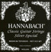 Hannabach Classical Guitar Strings Silver Special E815mt Black Set 652527 - Japan Figure