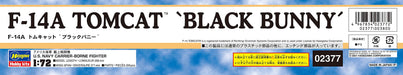 HASEGAWA 1/72 Us Navy F-14A Tomcat Black Bunny Model Plastic Model- Japan Figure Store - #1 Bring To You The Best Japanese Goods