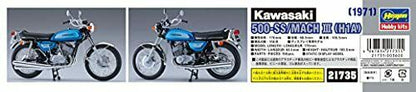 Hasegawa 1/12 Kawasaki 500-ss/machiiih1a Model Kit 21735- Japan Figure Store - #1 Bring To You The Best Japanese Goods