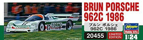 Hasegawa 1/24 Brun Porsche 962c 1986 Model Kit 20455- Japan Figure Store - #1 Bring To You The Best Japanese Goods