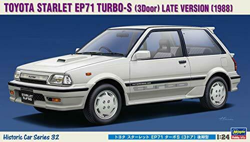 Hasegawa 1/24 Historic Car Series Toyota Starlet Ep71 Turbo S 3 Door Late Mode- Japan Figure Store - #1 Bring To You The Best Japanese Goods