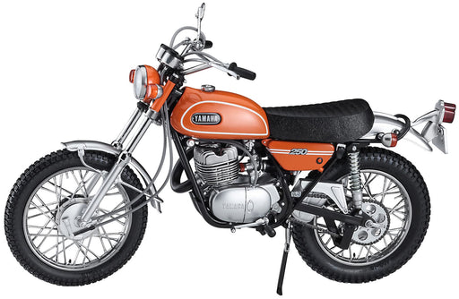 HASEGAWA 1/10 Yamaha Trail Dt250 'Mandarin Orange' Plastic Model- Japan Figure Store - #1 Bring To You The Best Japanese Goods