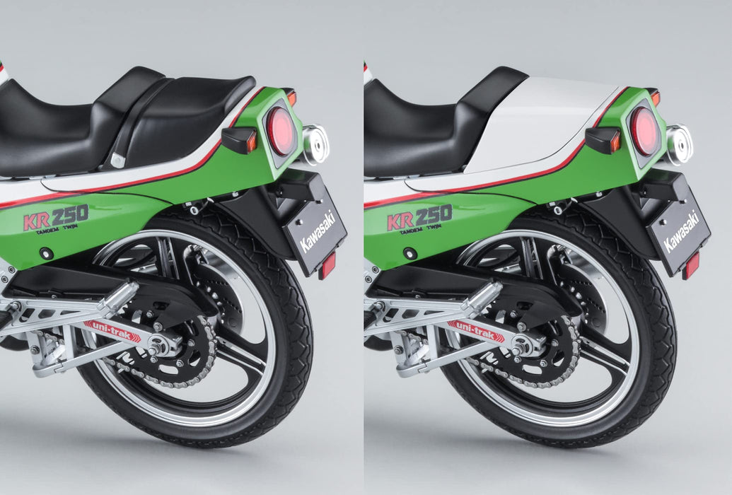 Hasegawa 1/12 Kawasaki KR250 (Kr250A) Japanese Plastic Motorcycle Model Kit- Japan Figure Store - #1 Bring To You The Best Japanese Goods