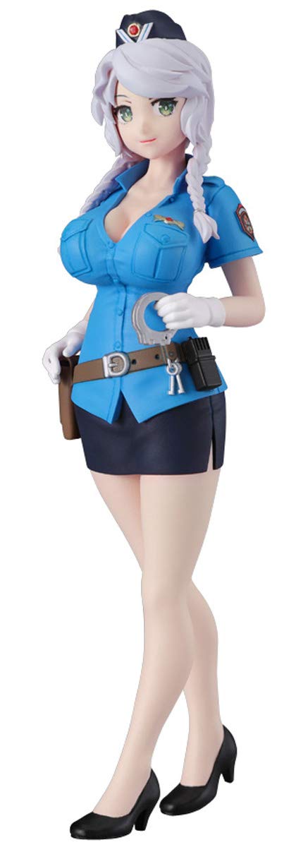 HASEGAWA 1/12 Egg Girls Collection No.15 Sasha Ilyushina Police Resin Figure Kit Plastic Model- Japan Figure Store - #1 Bring To You The Best Japanese Goods