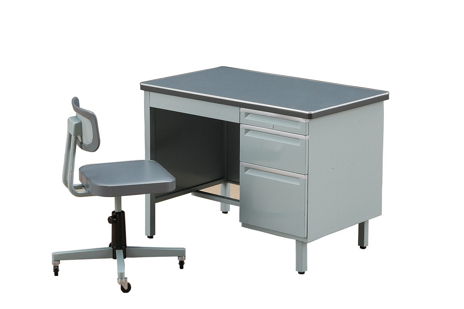 HASEGAWA 1/12 Office Desk & Chair Plastic Model- Japan Figure Store - #1 Bring To You The Best Japanese Goods