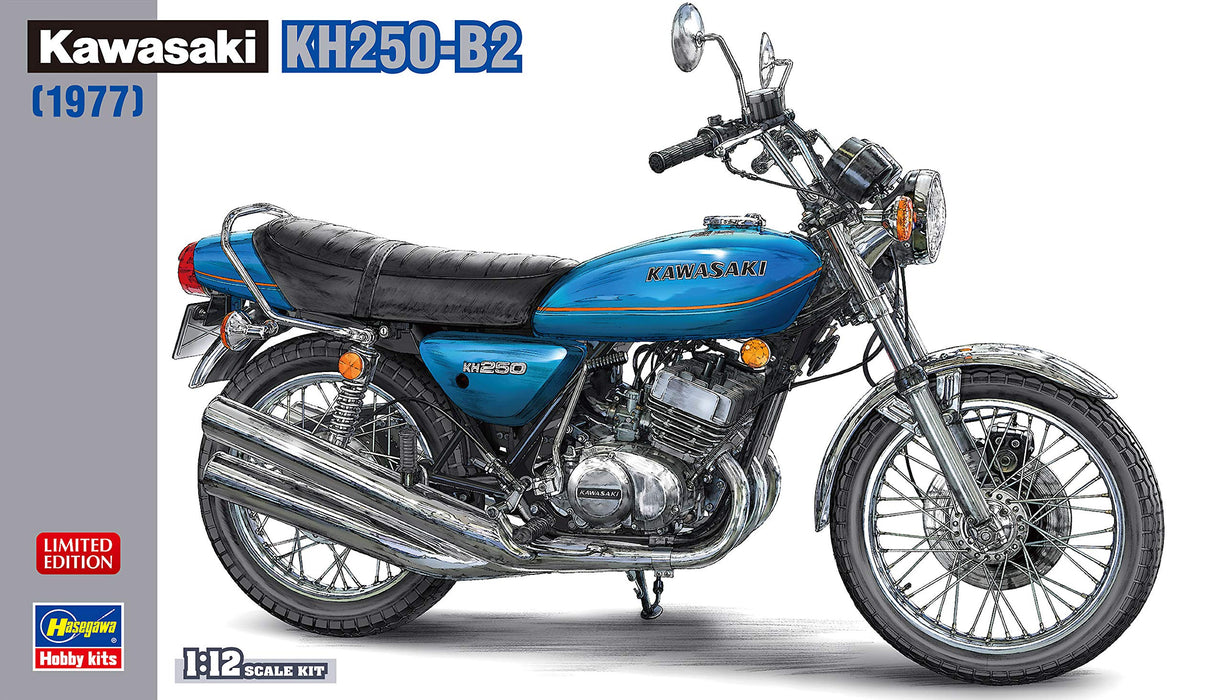 HASEGAWA 1/12 Kawasaki Kh250-B2 Plastic Model- Japan Figure Store - #1 Bring To You The Best Japanese Goods
