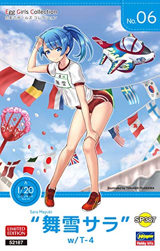 Hasegawa 1/20 Egg Girls Collection No.06 'sara Mayuki' W/t-4 Plastic Model Kit- Japan Figure Store - #1 Bring To You The Best Japanese Goods