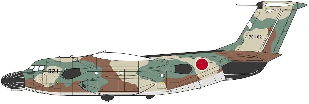 HASEGAWA 1/200 Air Self-Defense Force Kawasaki Ec-1 Electronic Warfare Training Machine Plastic Model- Japan Figure Store - #1 Bring To You The Best Japanese Goods