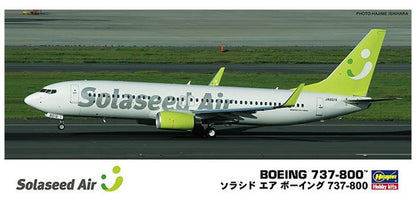 HASEGAWA 1/200 Solaseed Air Boeing 737-800 Plastic Model- Japan Figure Store - #1 Bring To You The Best Japanese Goods