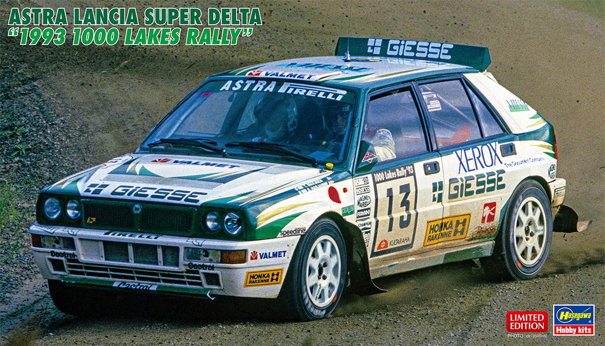Hasegawa 1/24 Astra Lancia Super Delta 1993 1000 Lakes Rally Japanese Pre-Painted Car Model- Japan Figure Store - #1 Bring To You The Best Japanese Goods