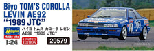 HASEGAWA 1/24 Biyo Toms Corolla Levin Ae92 '1989 Jtc' Plastic Model- Japan Figure Store - #1 Bring To You The Best Japanese Goods