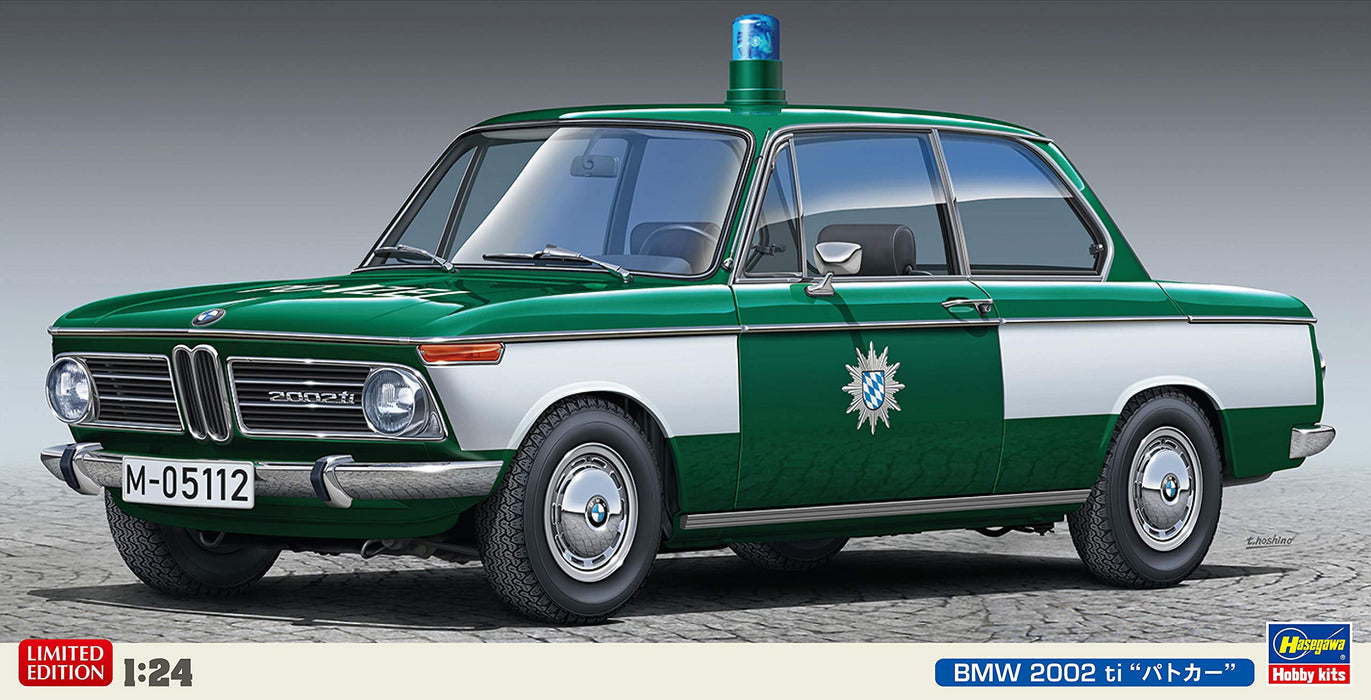 HASEGAWA 1/24 Bmw 2002 Ti Patrol Car Plastic Model- Japan Figure Store - #1 Bring To You The Best Japanese Goods