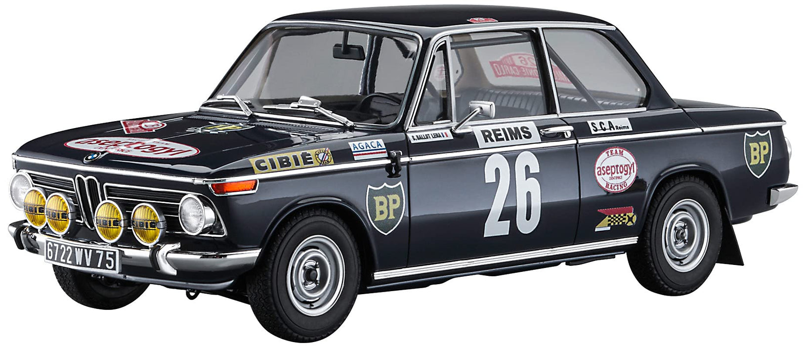 HASEGAWA 1/24 Bmw 2002 Ti' 1971 Monte Carlo Rally Plastic Model- Japan Figure Store - #1 Bring To You The Best Japanese Goods