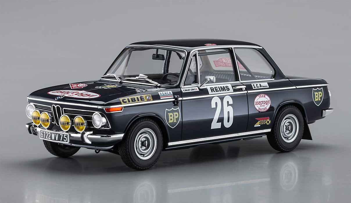 HASEGAWA 1/24 Bmw 2002 Ti' 1971 Monte Carlo Rally Plastic Model- Japan Figure Store - #1 Bring To You The Best Japanese Goods