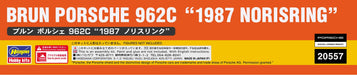 HASEGAWA 1/24 Brun Porsche 962C '1987 Norisring' Plastic Model- Japan Figure Store - #1 Bring To You The Best Japanese Goods