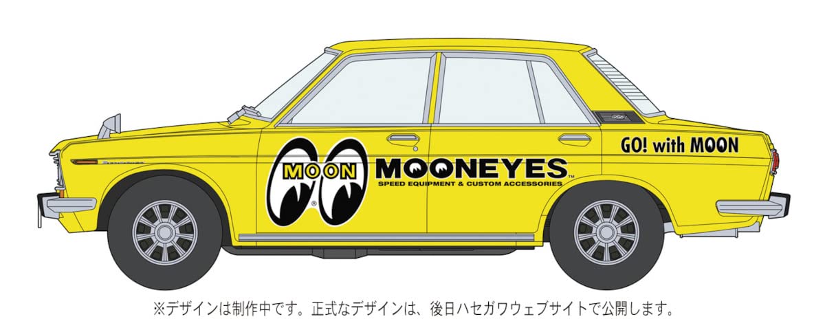 Hasegawa 1/24 Datsun Bluebird 1600 Sss Mooneyes Plastic Model 20616- Japan Figure Store - #1 Bring To You The Best Japanese Goods