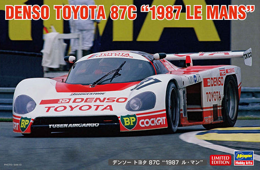 HASEGAWA 1/24 Denso Toyota 87C '1987 Le Mans' Plastic Model- Japan Figure Store - #1 Bring To You The Best Japanese Goods
