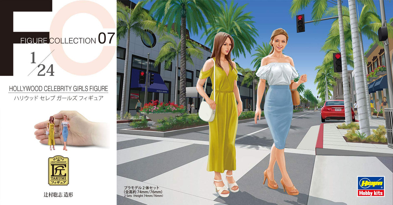 Hasegawa 1/24 Figure Collection Series Hollywood Celebrity Girls Figure Plastic Model Fc07- Japan Figure Store - #1 Bring To You The Best Japanese Goods