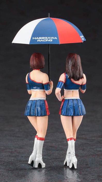 HASEGAWA 1/24 Figure Collection 09 Racing Queen 2 Girls Set Plastic Model- Japan Figure Store - #1 Bring To You The Best Japanese Goods