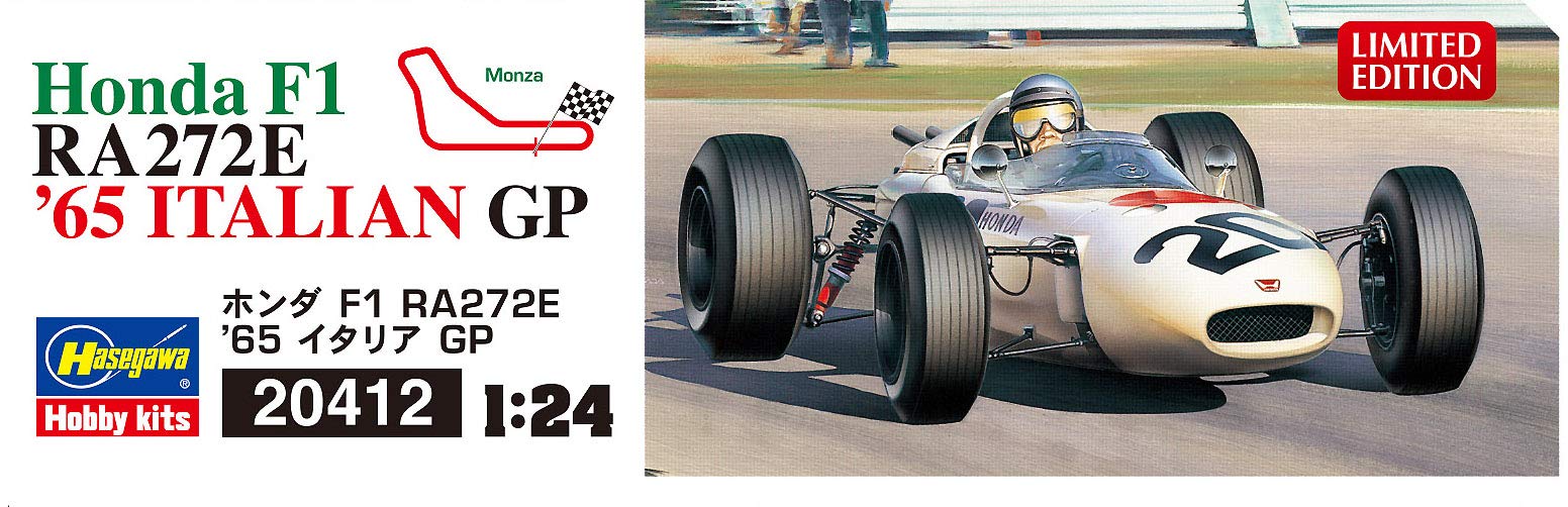 Hasegawa 20412 Honda F1 Ra272E 65 Italian Gp 1/24 Scale Racing Car Model Kit- Japan Figure Store - #1 Bring To You The Best Japanese Goods