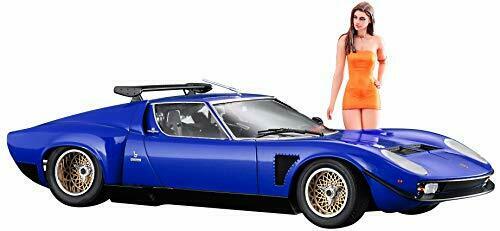 Hasegawa 1/24 Lamborghini Jota Svr W / Italian Girls Figure Plastic Model- Japan Figure Store - #1 Bring To You The Best Japanese Goods
