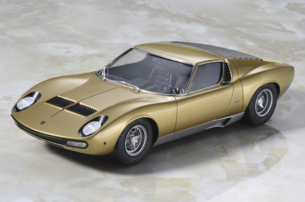 HASEGAWA 20319 Lamborghini Miura P400 Sv 'Chassis No.5030' Gold Restore 1/24 Scale Kit- Japan Figure Store - #1 Bring To You The Best Japanese Goods