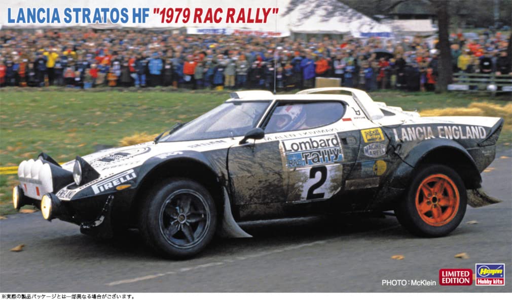 HASEGAWA 1/24 Lancia Stratos Hf 1979 Rac Rally Plastic Model- Japan Figure Store - #1 Bring To You The Best Japanese Goods