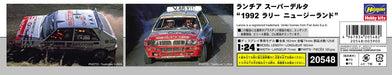 Hasegawa 1/24 Lancia Super Delta 1992 Rally New Zealand Plastic Scale Racing Car- Japan Figure Store - #1 Bring To You The Best Japanese Goods