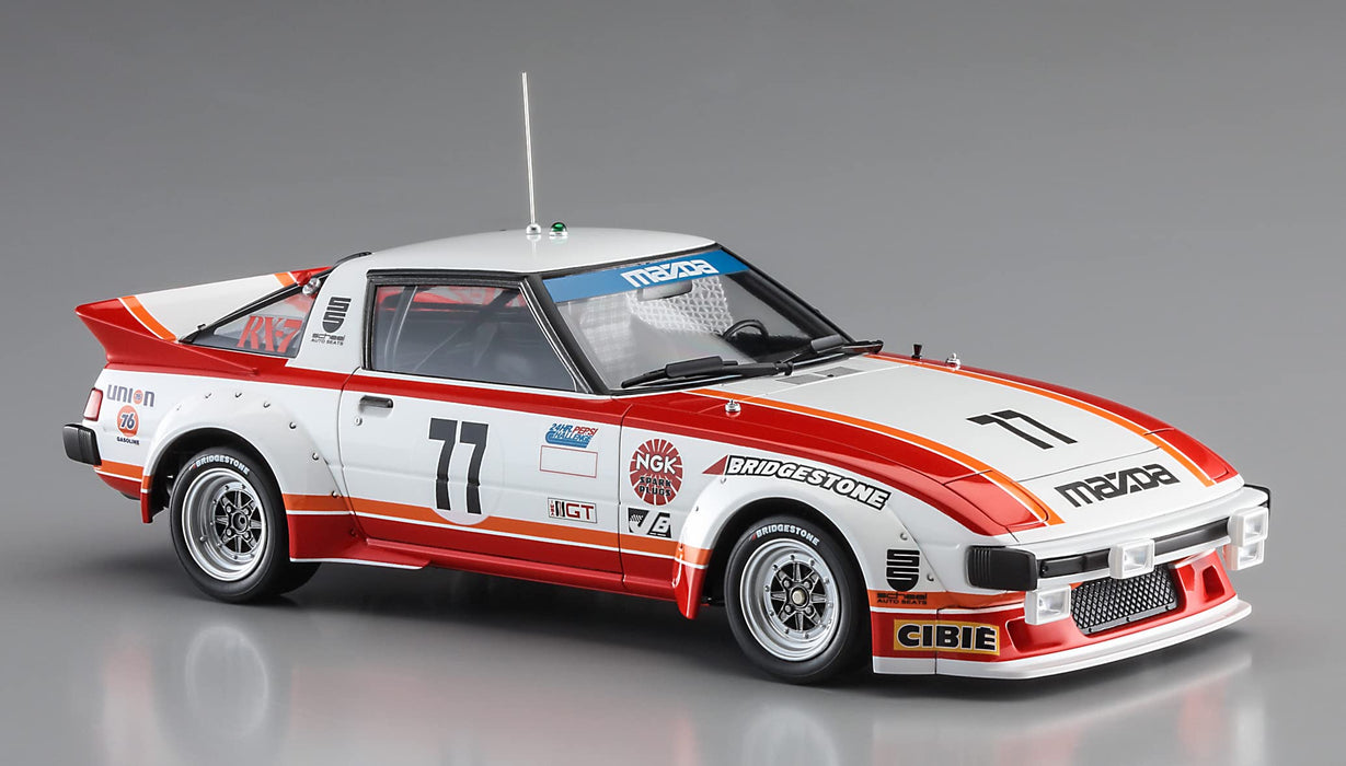 HASEGAWA 1/24 Mazda Savannah Rx-7 Sa22C 1979 Daytona Car No.77 Plastic Model- Japan Figure Store - #1 Bring To You The Best Japanese Goods