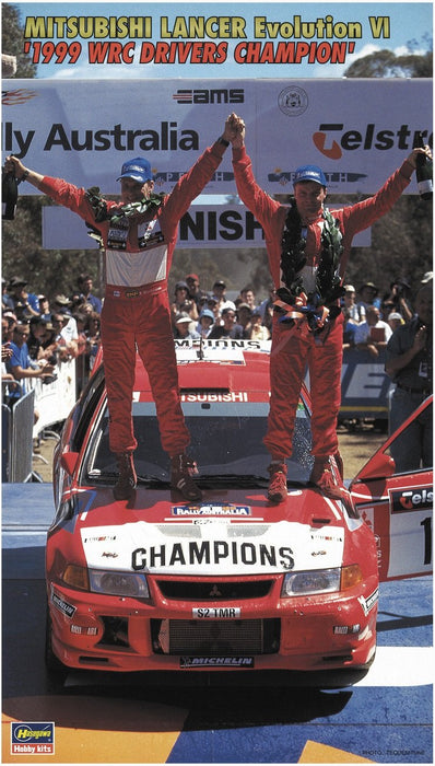 Hasegawa 20303 Mitsubishi Lancer Evolution VI 1999 Wrc Drivers Champion 1/24 Racing Car Model- Japan Figure Store - #1 Bring To You The Best Japanese Goods