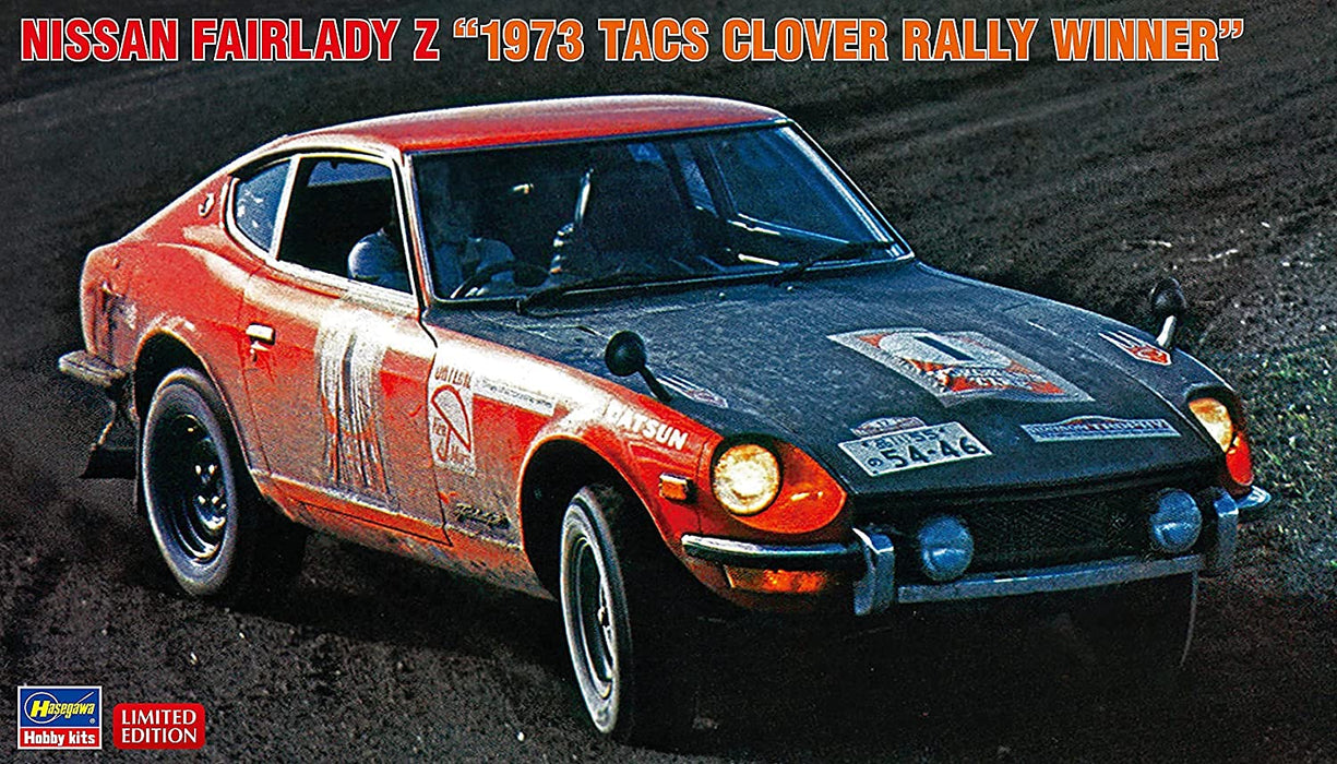 Hasegawa 1/24 Nissan Fairlady Z 1973 Tacs Clover Rally Winner Plastic Car Kit- Japan Figure Store - #1 Bring To You The Best Japanese Goods