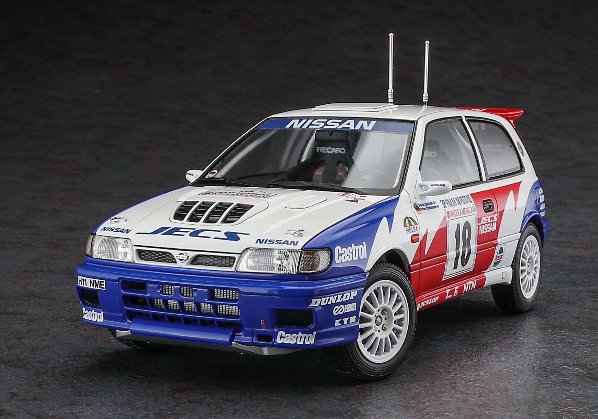 HASEGAWA 1/24 Nissan Pulsar Rnn14 Gti-R '1991 Acropolis Rally' Plastic Model- Japan Figure Store - #1 Bring To You The Best Japanese Goods